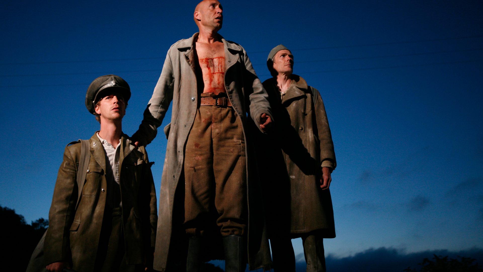 Three performers from Southterrain by Wildworks