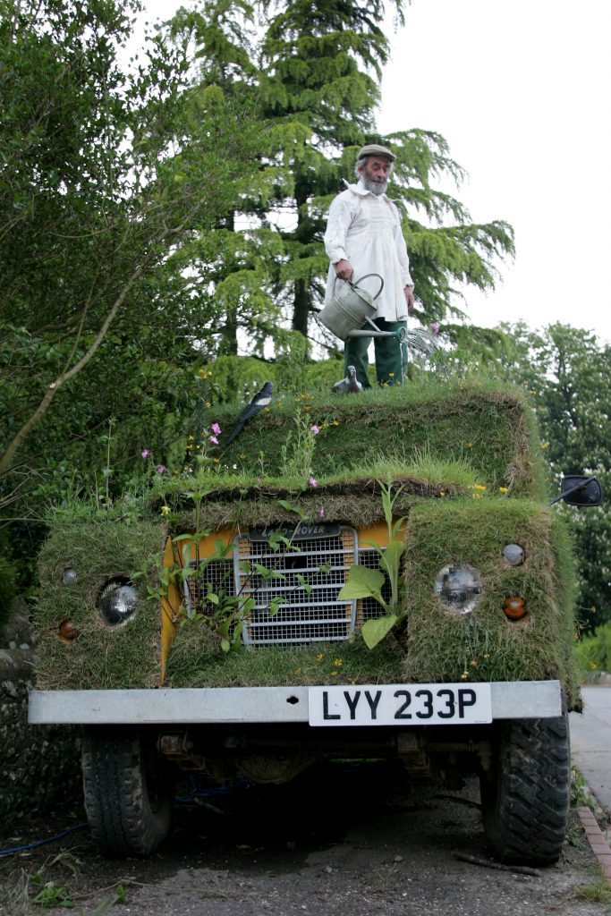 John Gapper waters his Land Rover in the Underworld. Southerrain by Wildworks