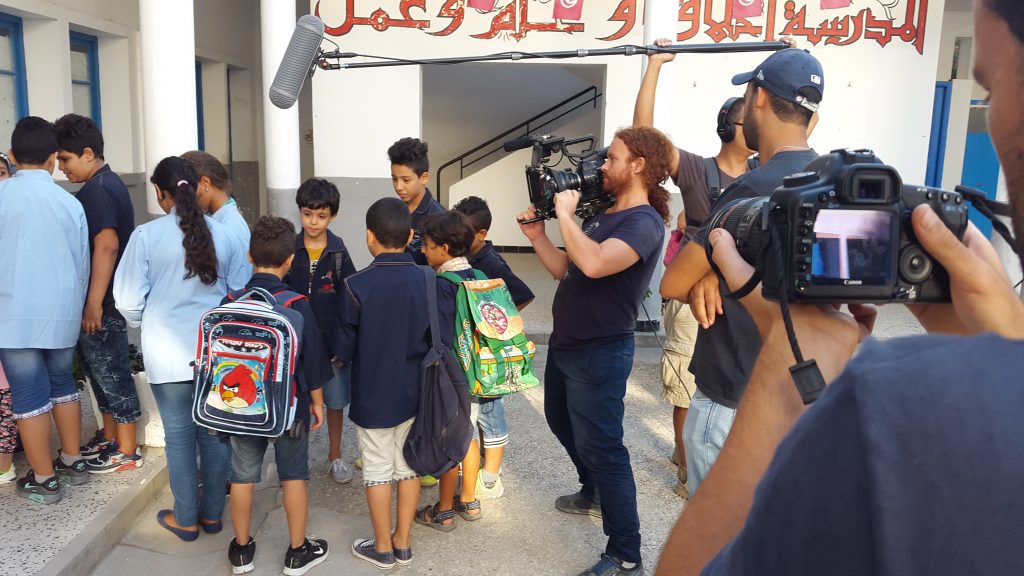 The Children of the Medina make a fil. Cinema of Dreams by Wildworks 