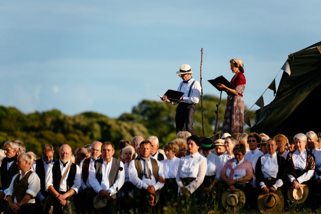 The calling of the names of the dead in 100: The Day Our World Changed by Wildworks